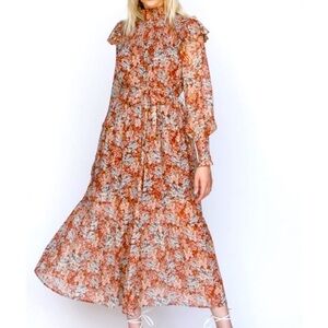 MOODIE ⭐️ maxi chiffon dress